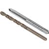 CoCud Set Punte Trapano e Contatto, M6 x 1.25 Tocca Filettatura 4.7mm Diametro Punta, Metrico Macchina Rubinetto per Vite & Torsione Punta Trapano Utensile Kit, 1 set