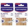 Hansaplast Cerotti Elastic, Striscia cerotti flessibili per le articolazioni, 10 pezzi da 1 m x 6 cm 2x1 Cerotto