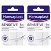 Hansaplast Cerotti Sensitive, delicati in striscia pelli sensibili, 1 da m x 6 cm 2x1 Cerotto