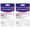 Hansaplast Cerotti Sensitive XXL, medicazione per ferite medio-grandi, 5 pezzi da 8 x 10 cm 2x5 pz Cerotto