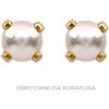 Inverness Orecchini 40 Tiffany Perla 4mm Placcato Oro