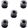 Dymoece 7075 Bulloni a doppia corona in lega di alluminio per bici da strada MTB M8 guarnitura