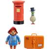 Rainbow Designs Paddington Orsetto gioco - Lettere alla zia Lucy Toy - Giocattolo ispirato alle avventure di Paddington con valigia, cassetta delle lettere e figura Pigeonton