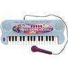 Lexibook, Frozen, Tastiera elettronica, pianoforte a 32 tasti, microfono per cantare, 22 canzoni dimostrative, funzionamento a batteria, blu/viola, K703FZ