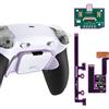 eXtremeRate RISE Plus MAX Tasti Aggiuntivi Clicky Trigger Stop per ps5 Controller BDM-030/040/050,Palette Posteriori Back Button Remap Kit per ps5 Joystick-Senza Controller-Bianco Nero