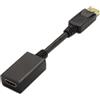 Velocraze Convertitore - Convertitore da displayport a hdmi 15 cm, nero, compatibile con audio e video, ideale per collegare dispositivi a schermi.