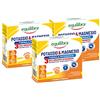 Equilibra Integratori Alimentari, Potassio e Magnesio 3 Formula Potenziata, Integratore Magnesio e Potassio per Reintegro Sali Minerali, Gusto Arancia, Senza Glutine e Lattosio, 3 Pezzi da 14 Bustine