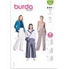 burdastyle Burda Style Sewing Pattern B5801 - Cartamodello per pantaloni da donna