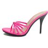 Hanfike Sandali da donna con tacco alto a spillo eleganti e sexy, M003 Rose, 39.5 EU