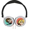 Lexibook, Harry Potter, Cuffie stereo, volume sicuro per bambini, pieghevoli e regolabili, bianco/oro, HP015HP