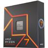 AMD Processore AMD Ryzen 7 7700X (scheda grafica integrata Radeon, 8 cores/16 threads, 105W DTP, AM5 Socket, 40MB cache, Boost di Frequenza fino a 5.4 GHz max, senza ventole)