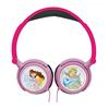 Lexibook, Principesse Disney, Cuffie stereo, volume sicuro per bambini, pieghevoli e regolabili, rosa/nero, HP010DP