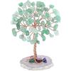 POFET Albero della Vita Sopramobile Decorazione in Cristallo Pietra Fengshui Ornamento Guarigione Meditazione Portafortuna Regalo con base in onice per la decorazione della scrivania