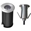 OrbitCob® Mini LED per Piscine Integrato a Incasso - 12V/24V Acciaio Inossidabile Impermeabile IP68 per Scale, Spa e Vasche Idromassaggio Faretto Subacqueo(Bianco caldo,42mm-1w(12V))