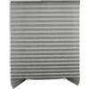Wambere 1 tenda plissettata autoadesiva, in tessuto non tessuto, tenda plissettata senza fori, tenda semi-oscurante, tenda parasole, colore grigio, 60 x 180 cm