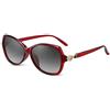 LumiSyne Occhiali Da Sole Polarizzati Donna Lenti Gradiente Moda Montatura Decorata Con Strass Protezione UV400 Stile All'Aperto Viaggio