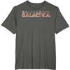 Battlestar Galactica Red Title Logo Maglietta