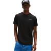 Tommy Jeans Uomo T-Shirt Maniche Corte Linear Chest Tee Slim Fit, Blu (Blue Twilight), XXL