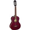 Ortega Guitars Chitarra Concerto Rossa Misura 3/4 - Serie Family - include Gig Bag - mogano/top in abete (R121-3/4WR)
