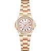 Szaikyri Orologio Elegante per Donne con Accenti in Cristallo e Bracciale in Acciaio Inossidabile Solido - Orologio da Sera per Signore (Oro rosa)