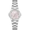 Szaikyri Orologio Elegante per Donne con Accenti in Cristallo e Bracciale in Acciaio Inossidabile Solido - Orologio da Sera per Signore (Argento Rosa)
