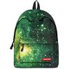 FANDARE Zaini Casual Galaxy Zainetto Ragazze Cartelle Donna Zaino Scuola Adolescente Zaino da viaggio Ragazzi Zainetti per bambini Borse a Zaino Daypack Schoolo Bag Poliestere Verde