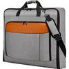 PUSLOM Borsa Porta Abiti da Viaggio Uomo per 3 Tute Borsa per Abito per Viaggi D'affari Porta Vestiti da Viaggio Bagaglio a Mano Pieghevole Borse per Indumenti da 15.6 Pollici Laptop, Grigio