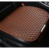 Adunsiaoto 2 pezzi Cuscino per seggiolino auto con tasca, cuscino per sedile auto in pelle PU fodera per sedile auto, comodo antiscivolo, cuscino per auto, comfort interno (caffè)