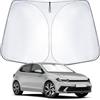 WEIPIN Parasole per parabrezza anteriore compatibile con VW Polo MK6 AW GTI 2018-2024 2025, parasole per parabrezza con protezione UV e schermatura solare per Polo MK6