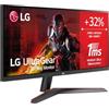 LG 29WP60G-B - Monitor Gaming Ultragear (Pannello IPS: 2560x1080p, 21:9, 250 CD/m², 1000:1, 5ms, 1ms con MBR, ingressi: DP x1, HDMI x1, AMD FreeSync) Nero