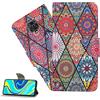 LEMAXELERS Custodia Redmi Note 9 PRO Cover Portafoglio,Redmi Note 9 PRO Custodia Pittura Colorata Wallet Shock-Absorption Magnetica Supporto Protettiva Bumper Leather Flip Cover,XC4 Color Totem