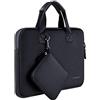 HSEOK 13-13,5 Pollici Custodia Borsa per Laptop con Manici Portatile, Neoprene Elastico Impermeabile Sleeve per MacBook Air PRO 13-13,3, Surface Laptop 13,5, Borsa con Piccolo Caso -B02K01