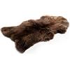 Decorating Sheepskins Pelle di pecora merino di alta qualità, inodore, vera pelliccia di agnello, colore grigio, morbida e soffice, per sedie, pecora, pelle di (Marrone, 100 x 110 cm)