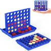 Pup Go 4 in Linea Mini per Bambini di 3 Anni +, Gioco da Viaggio Perfetto per Bambini, Giocattolo Educativo Classico Ideale per Auto, Aereo, Treno, Gioco di Strategia Portatile per 2 Giocatori