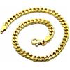 PEGASO GIOIELLI Bracciale da Uomo in Oro Giallo 18kt (750) Braccialetto Maglia Grumetta Classico Cm 20
