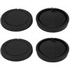YRTIYO Copriobiettivo posteriore per fotocamera A-Mount/Minolta AF Kit di montaggio A99 A77II A55 A57 A58 A33 A35 A37 [2+2 pezzi]