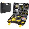 MAGIC SELECT Cassetta degli Attrezzi. Valigetta Portautensili Completa da 108 Pezzi. Set di Utensili Manuali Fai da Te. Kit di Attrezzi Portatile e Organizzato per Riparazioni Domestiche e Uso Generale.