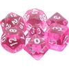 Epic Forge HDT-01 - Set di 7 dadi in scatola - Gemme Magenta