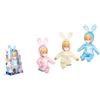 CICCIOBELLO, Poppon 30 cm, con simpatico pigiama con orecchie di coniglio, modelli casuali, giocattoli per bambini dai 2 anni in su, CCBE1