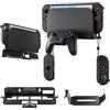 FANPL Staffa di montaggio a parete per Nintendo Switch 2, può contenere console di gioco, docking station, controller JoyCon e controller Pro