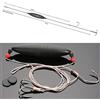 MIKADO CARP Mikado Cat - Setale per siluro, 1,75 m/Ø1,0 mm, con galleggiante subacqueo 30 g, innesco e gancio singolo