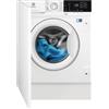 Electrolux EN7F4842OF Lavatrice a Carico Frontale Integrabile 8 Kg, 1400 rpm, Programma Rapido, Funzione Vapore, Motore Inverter, Display L, Bianco, Classe B