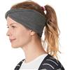 CHARM Headband Donna Fascia Per Capelli Fasce Fascette Bandana Fascetta Sportiva Bio Cotone Fatto In Giappone Grigio Scuro