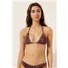 Calzedonia Triangolo Costume Brown Animalier Marrone