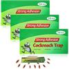 Vaileal 30 trappole per scarafaggi, trappole per cimici, trappole per scarafaggi, trappola per cimici, raschietti per scarafaggi, strisce adesive da cucina, con esca per scarafaggi, monitoraggio, scarafaggi