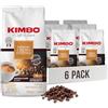 Kimbo Espresso Crema Intensa - 6 kg - Buste da 1 kg | Tostatura Medio‑Scura - Intensità 11/13 | Aroma Speziato e Crema Densa