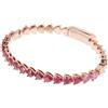 BRONZALLURE Bracciale rigido con cuori colorati