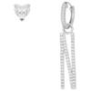 CUORI MILANO "CUORI MILANO Orecchini con lettera ""n"" in argento con zirconi"
