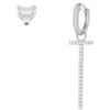 CUORI MILANO "CUORI MILANO Orecchini con lettera ""t"" in argento con zirconi"