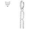 CUORI MILANO "CUORI MILANO Orecchini con lettera ""r"" in argento con zirconi"